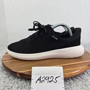 Kizik Madrid Eco Knit Black White Casual Hands-Free Lifestyle Sneaker Womens 8.5